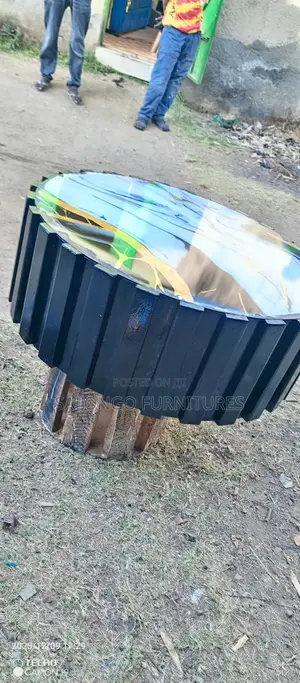 Navy Blue Marble Table