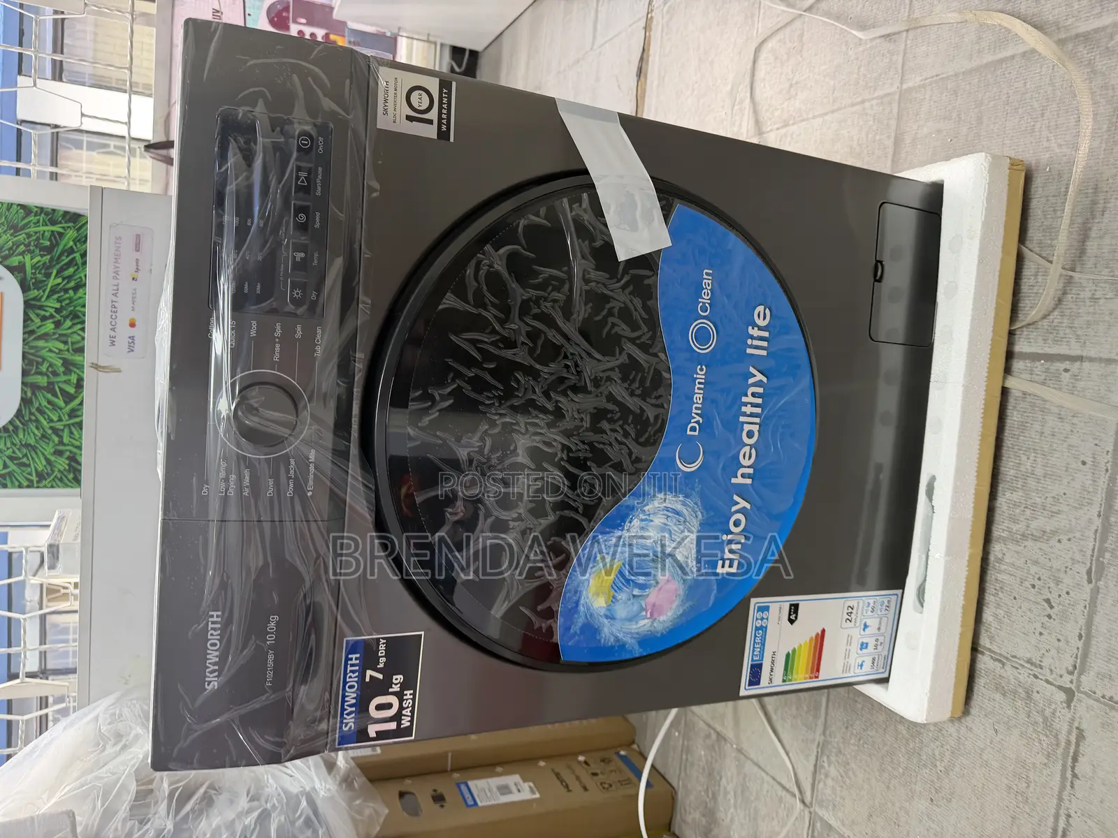 Skyworth F10233rby 10kg Washer 7kg Dryer Frontload Washing Machine