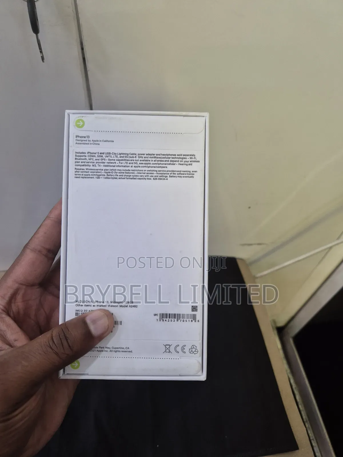 New Apple iPhone 13 128 GB Black