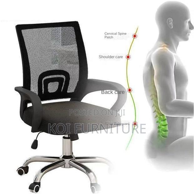 Office Chairs; Comprehensive Mesh Mid Backrest Ergonomic Office Chairs - thumbnail 4