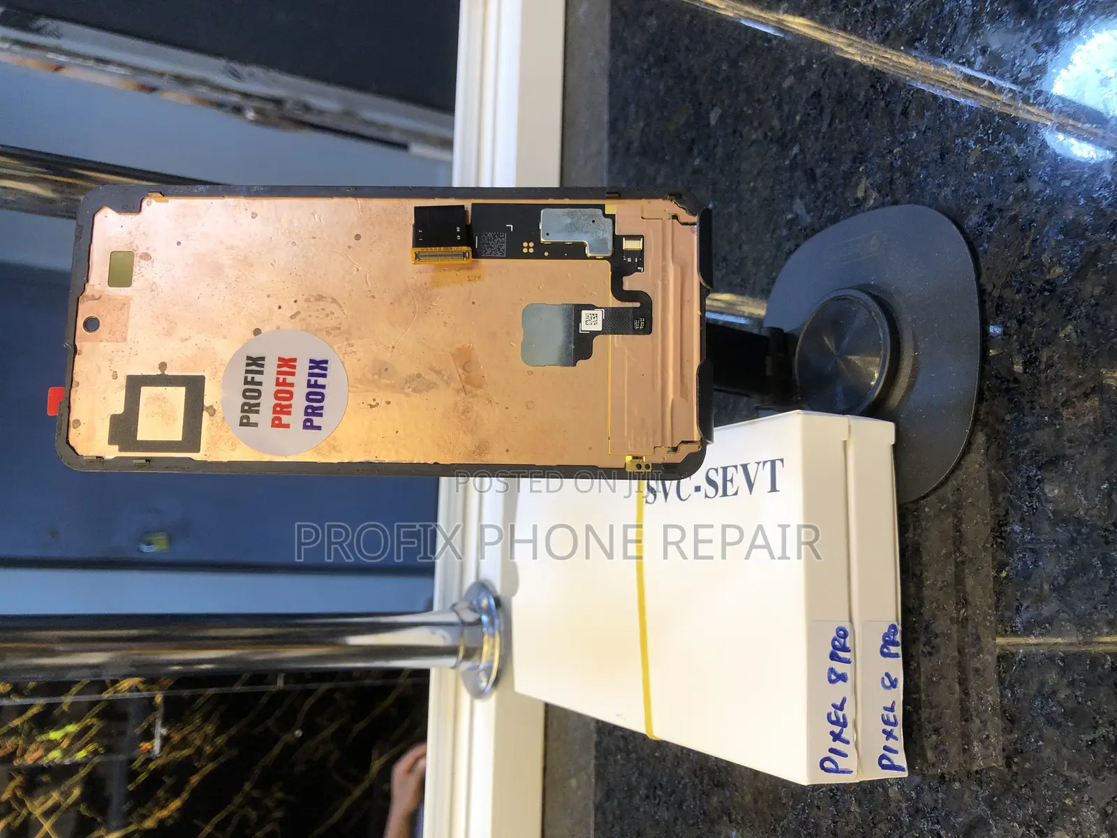 Original Pixel 8 Pro Broken Screen Replacement Installation