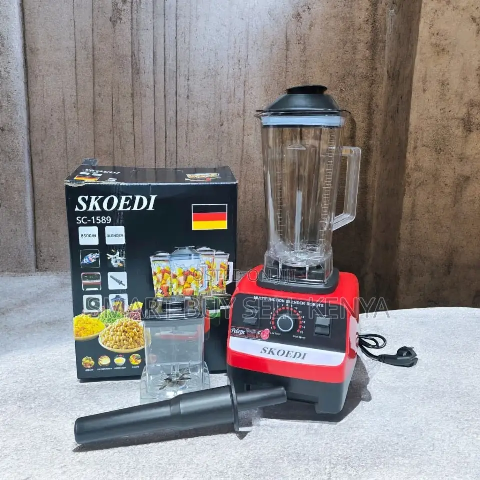 Space Saving 2-in-1 2.5l Double Cup Skoedi 4500w Blender and Grinder