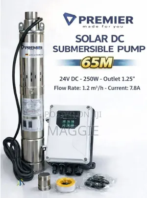 Premier Solar Dc Submersible Pump 65w