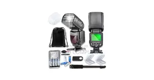 Visico vs 765 Speedlite Canon ( No Batteries Aa)