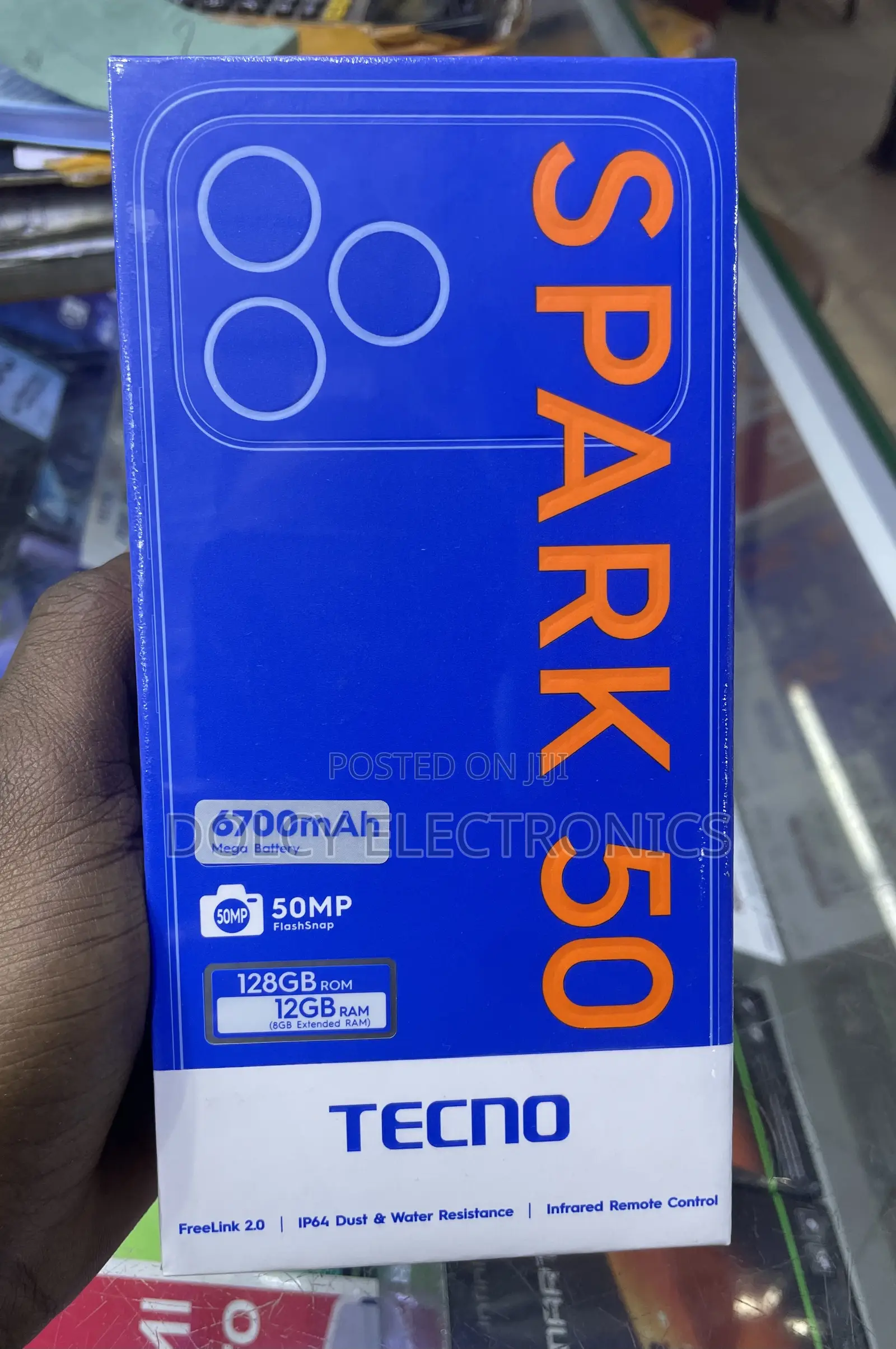 New Tecno Spark 50 128 GB Black