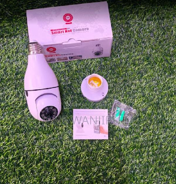 V380 Single Lens Wifi Bulb Camera – 360° Smart Security Cam