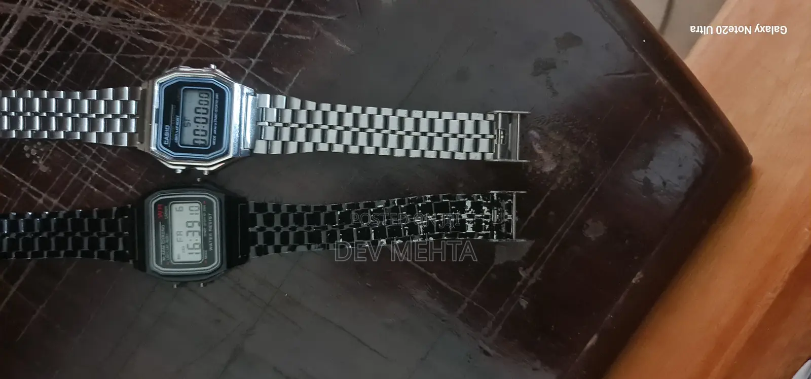 Generic Digital Watches in Black and Silver