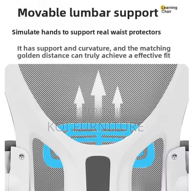 Office Chairs; Azzora Breathable Orthopedic Office Chairs - thumbnail 6