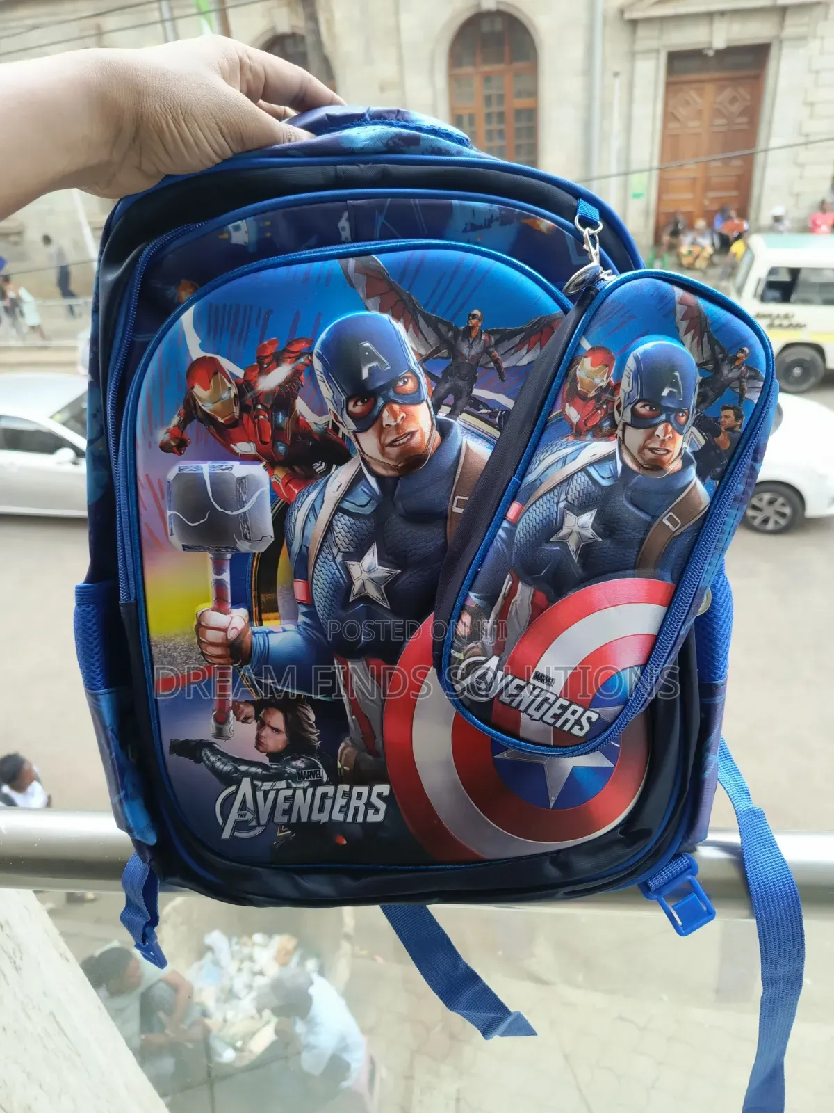 3in1 Captain America 3d Print Back Pack Bags