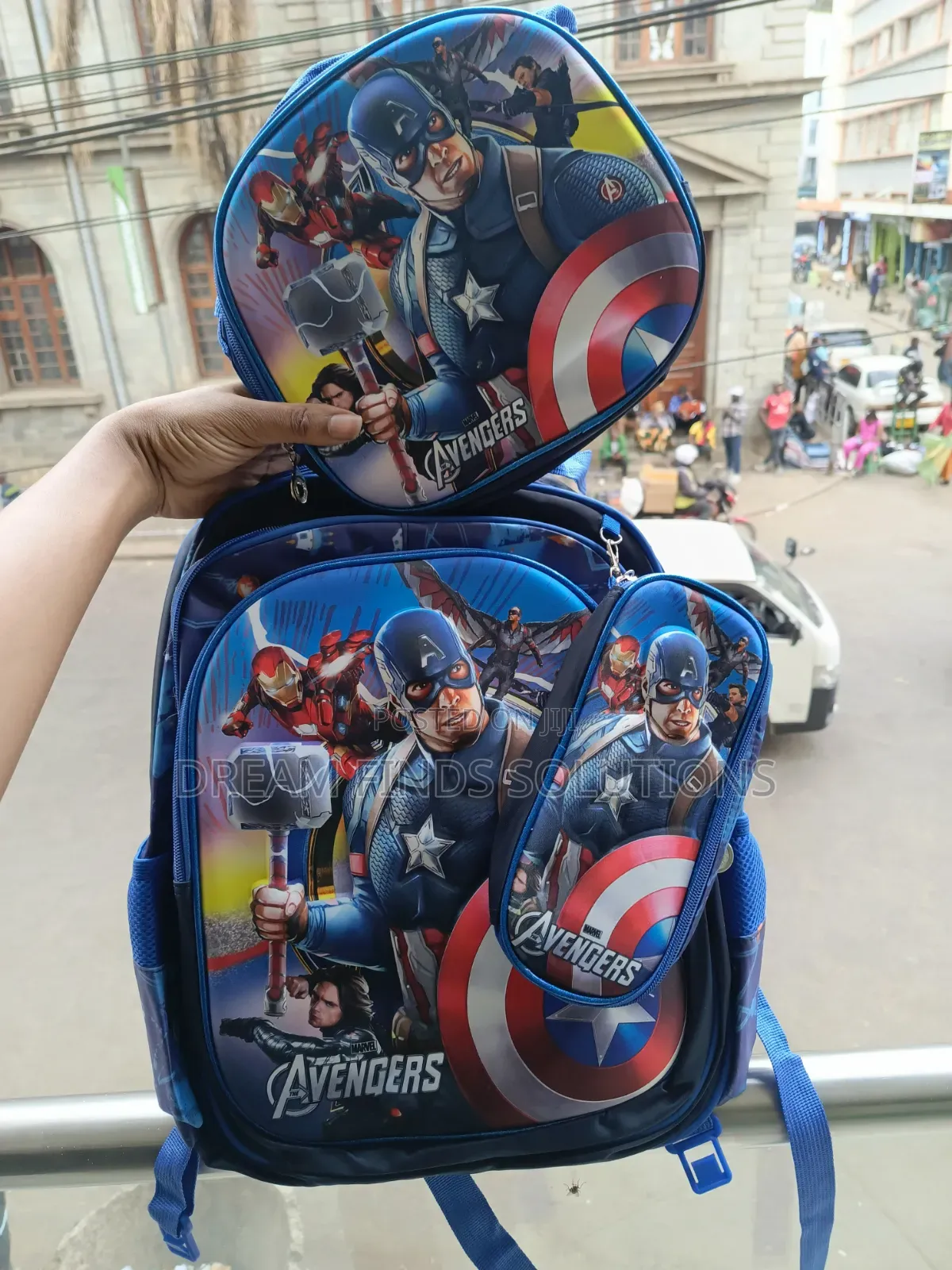 3 in 1 Kids 3d Print School Bags