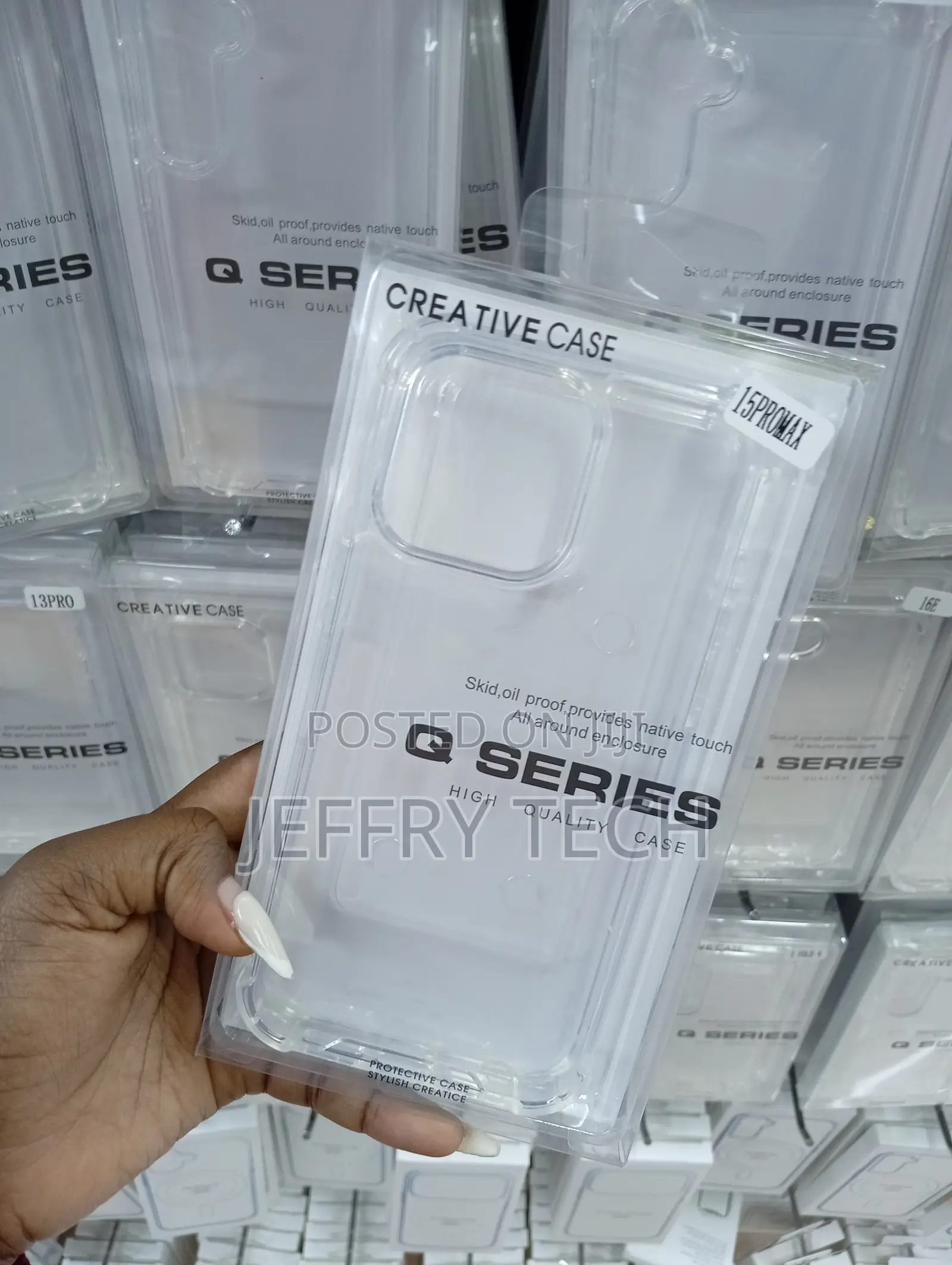 iPhone 15 Pro Max Luxury Transparent Camera Protective Case
