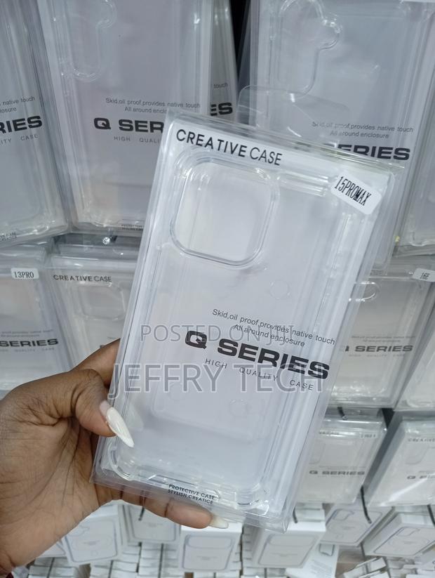 iPhone 15 Pro Max Luxury Transparent Camera Protective Case - thumbnail 2