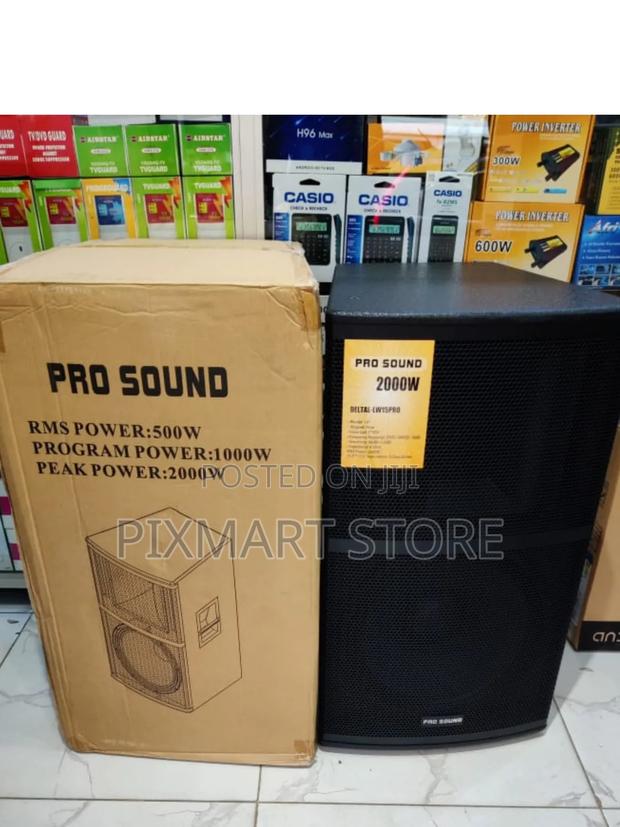 Pro Sound 15 Inch Wooden Speaker 2000w Powerful Bass Output