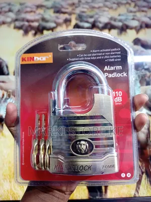 Kinbar Alarm Padlock/Siren Padlock 70 Mm Heavy Duty Lock