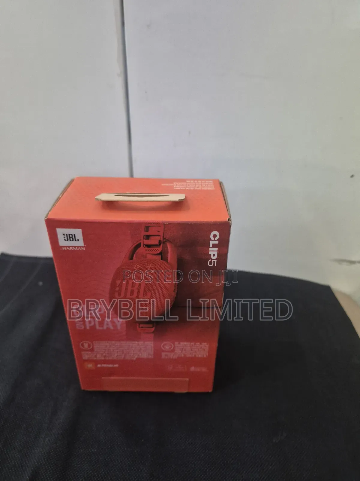 Red JBL Clip 5 Brand New Portable Spraker