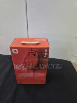 Red JBL Clip 5 Brand New Portable Spraker