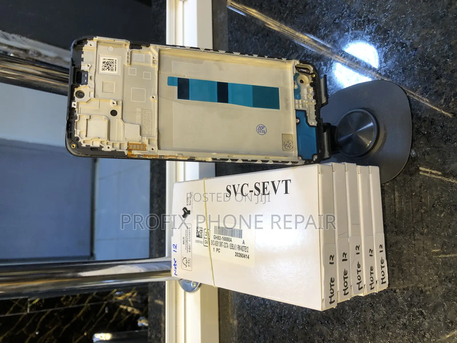 Original Redmi Note 12 Framed Phone Screens Replacement in Nairobi