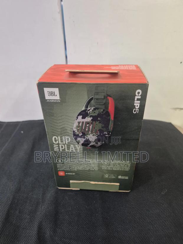 Green JBL Clip 5 Portable Speakers - thumbnail 2