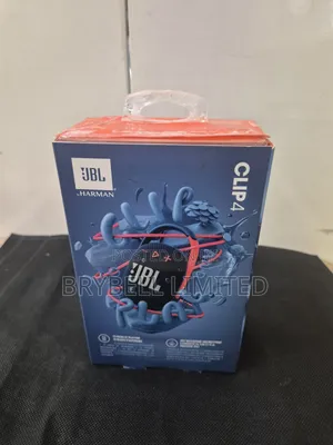 JBL Harman Clip 4 Bluetooth Speaker Brand New Blue