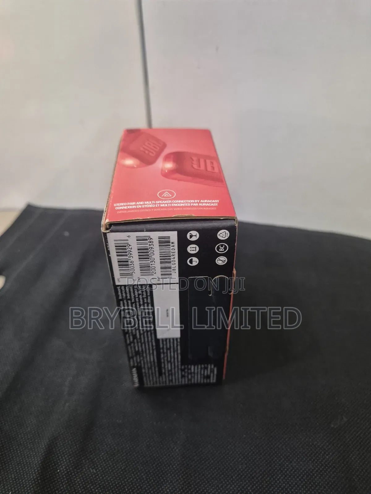 Red JBL Go4 Portable Bluetooth Speaker