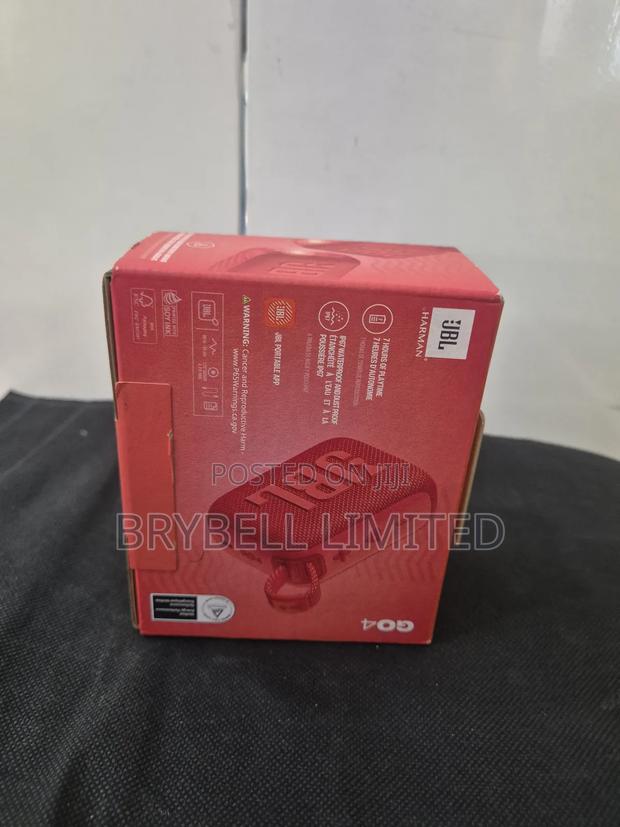 Red JBL Go4 Portable Bluetooth Speaker - thumbnail 3