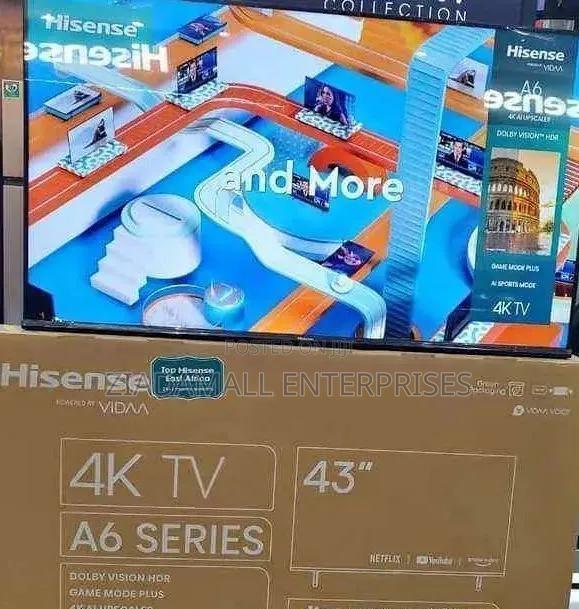 Hisense 43” A6 Uhd Smart Tv – Crystal Clear Entertainment