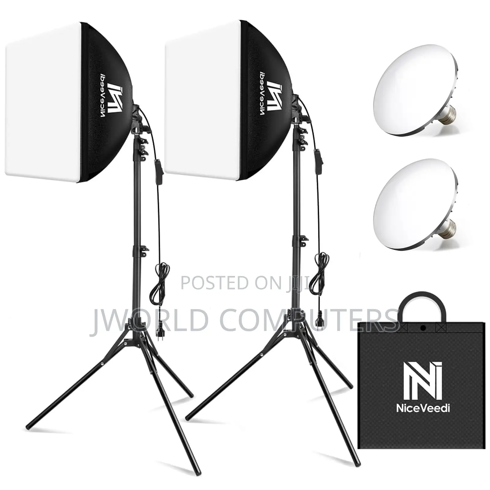 "Visico Led 192a Kit 2x2x Light Stand2x