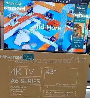 Hisense 43” A6 Uhd Smart Tv – Crystal Clear Entertainment