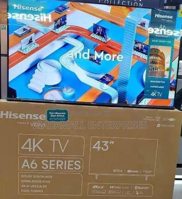 Hisense 43” A6 Uhd Smart Tv – Crystal Clear Entertainment - thumbnail 2