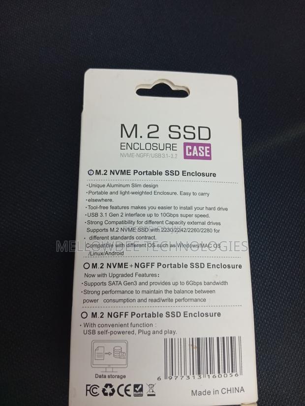 M.2 Msata Portable SSD Enclosure - thumbnail 2