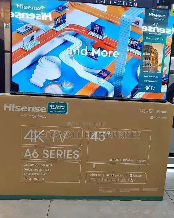 Hisense 43 Upgrade Your Viewing With the Hisense A6 43-Inch Smart