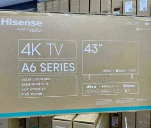 Hisense 43 Upgrade Your Viewing With the Hisense A6 43-Inch Smart