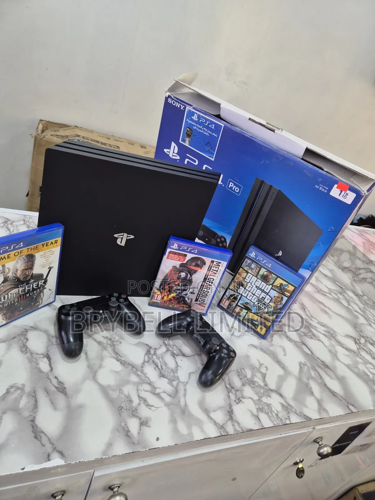 Playstation 4 Pro 1tb Clean as New With 3 Games and 2 Pads on Offer