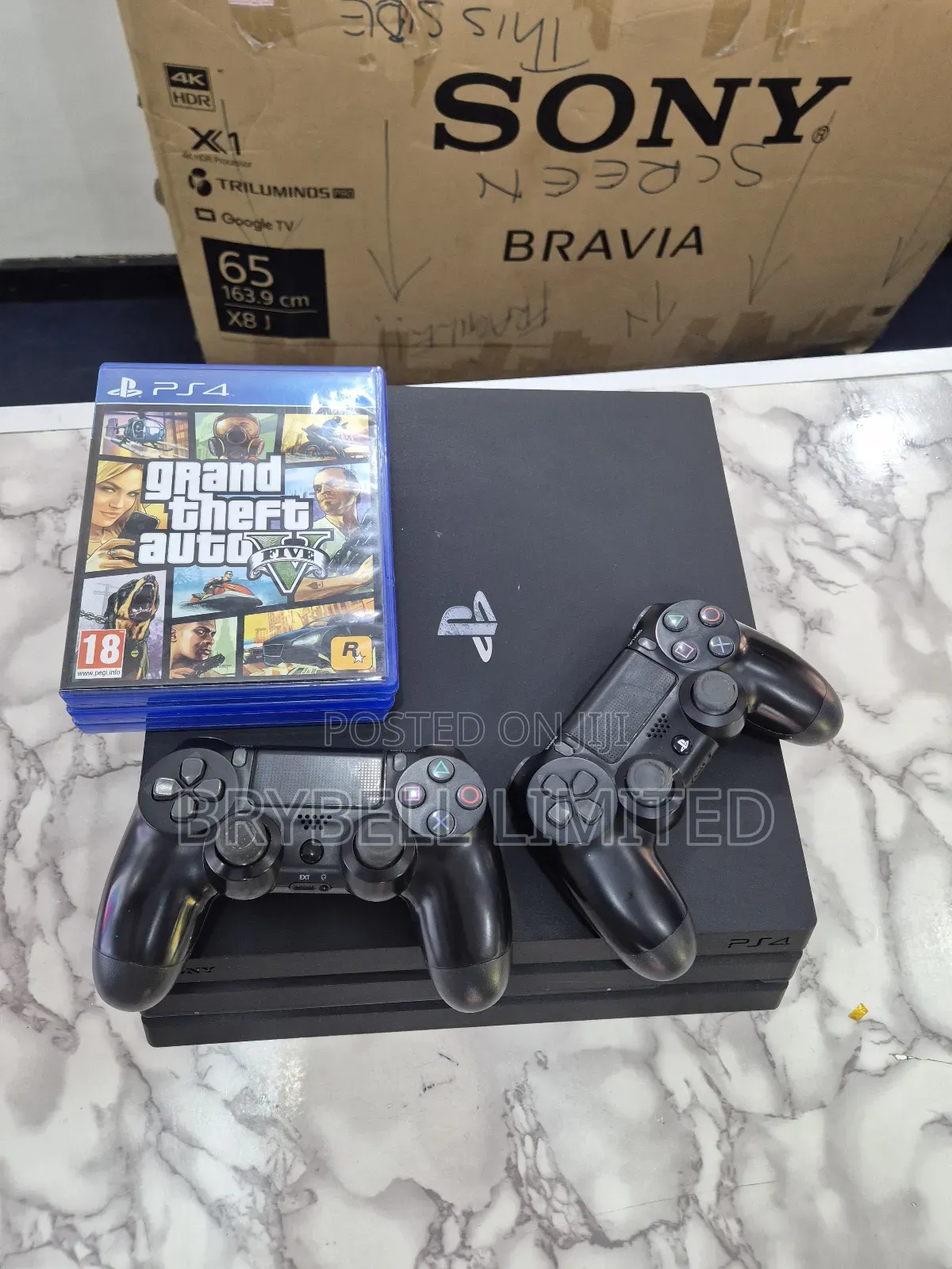 Playstation 4 Pro 1tb Clean as New With 3 Games and 2 Pads on Offer
