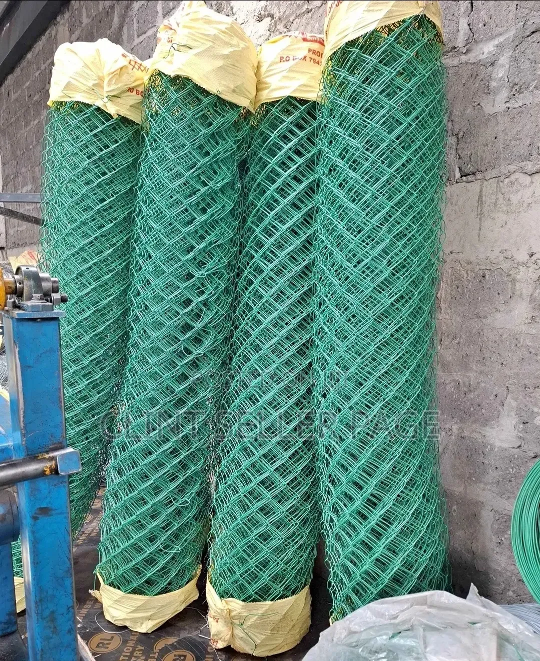 Green PVC Fencing Chainlink