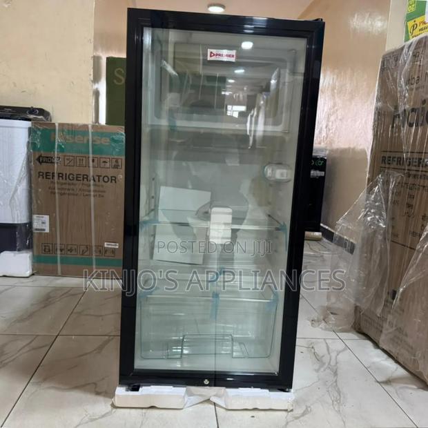 Premier 165l Showcase Fridge With Glass Door