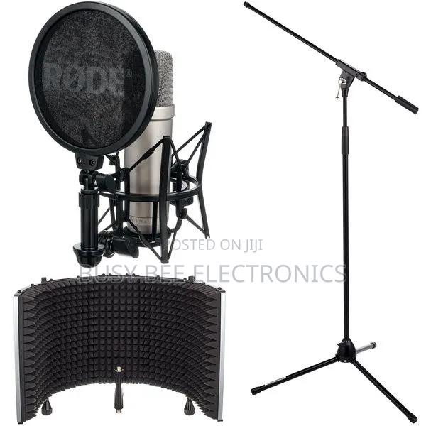 Rode Nt1 Plus, Plus Mic Stand, and a Reflection Booth - main view