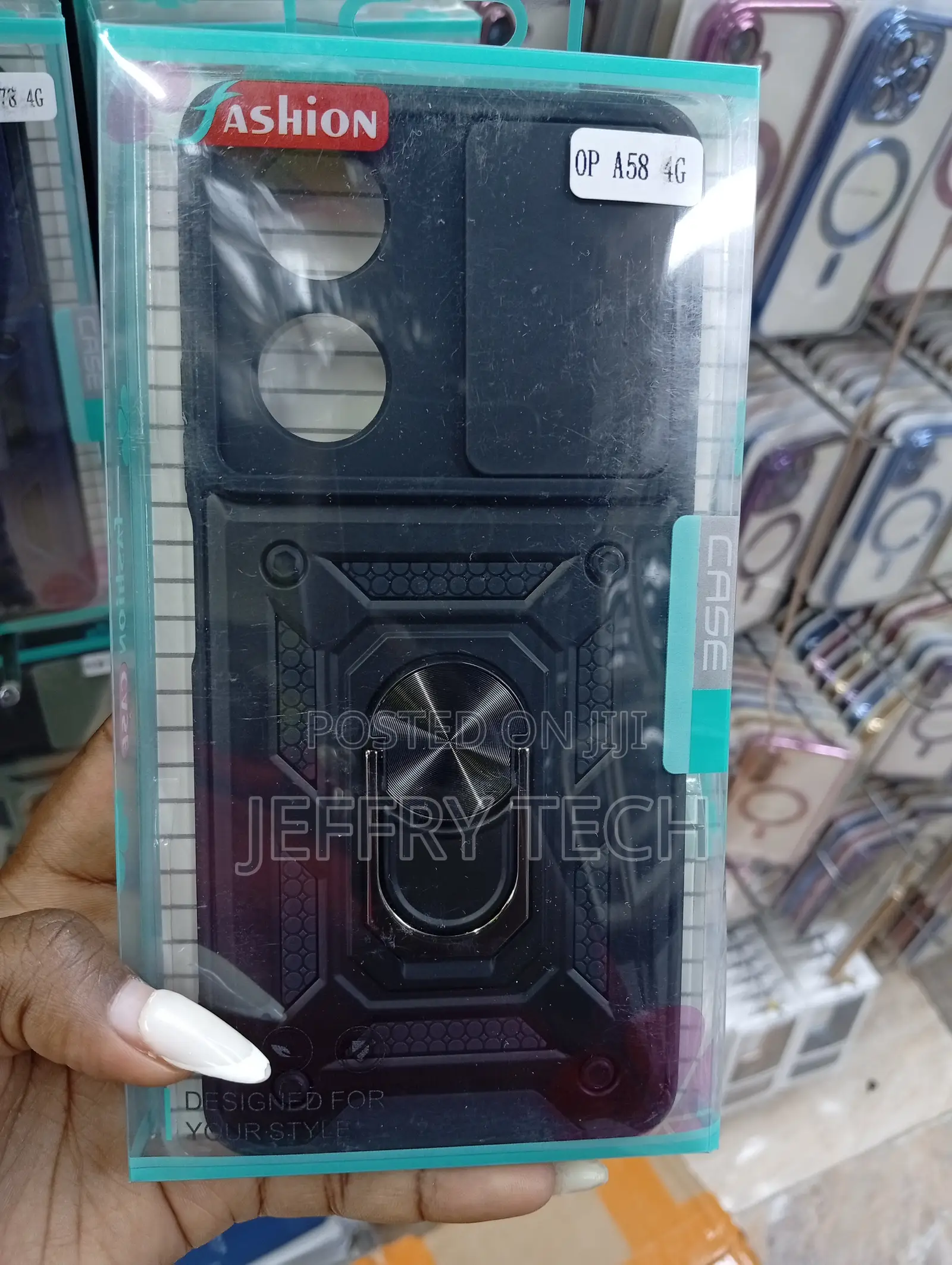 Oppo A58 4g Rugged Armor Phone Case