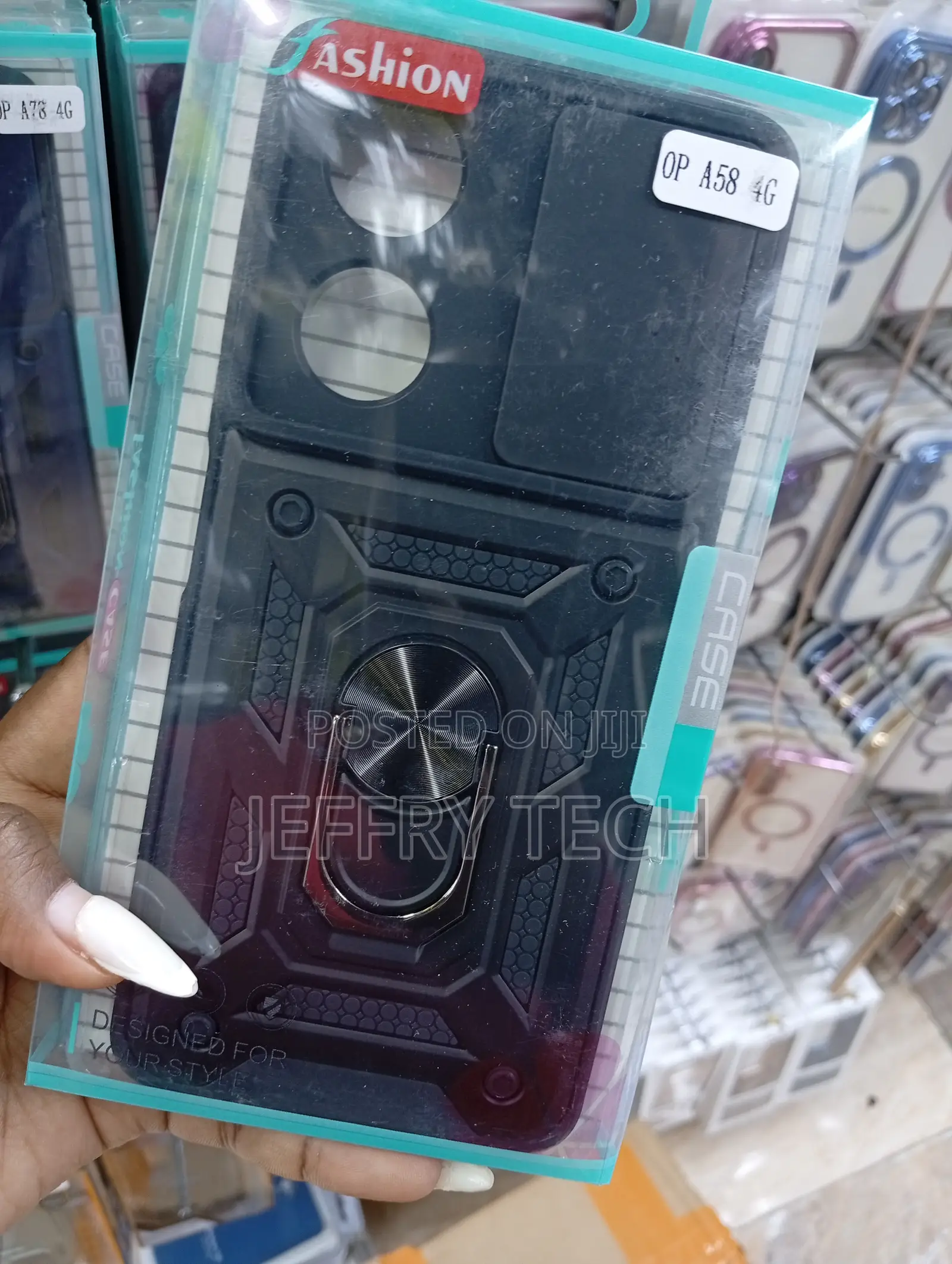Oppo A58 4g Rugged Armor Phone Case