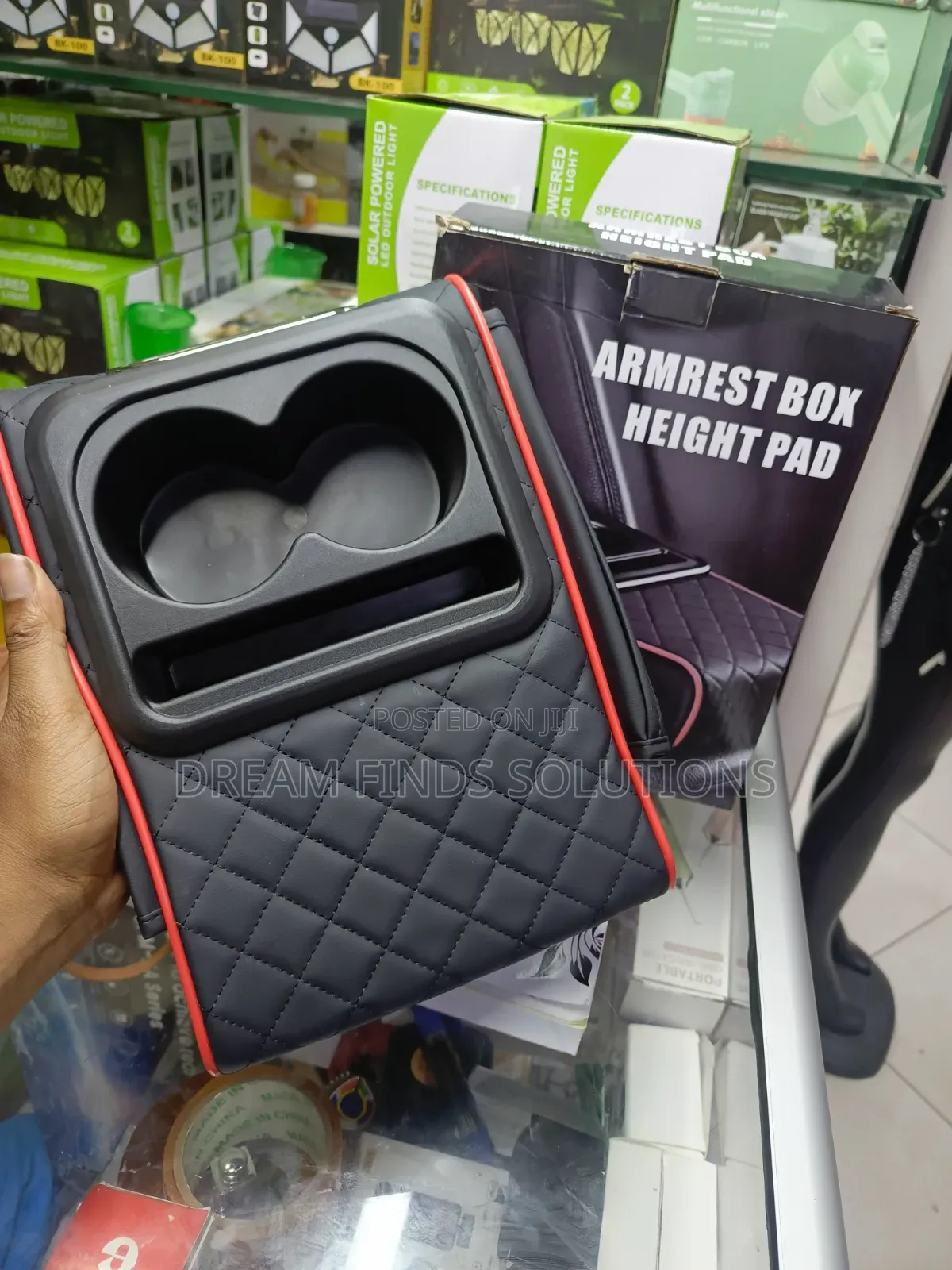 Car Armrest Organiser With Cup Holders