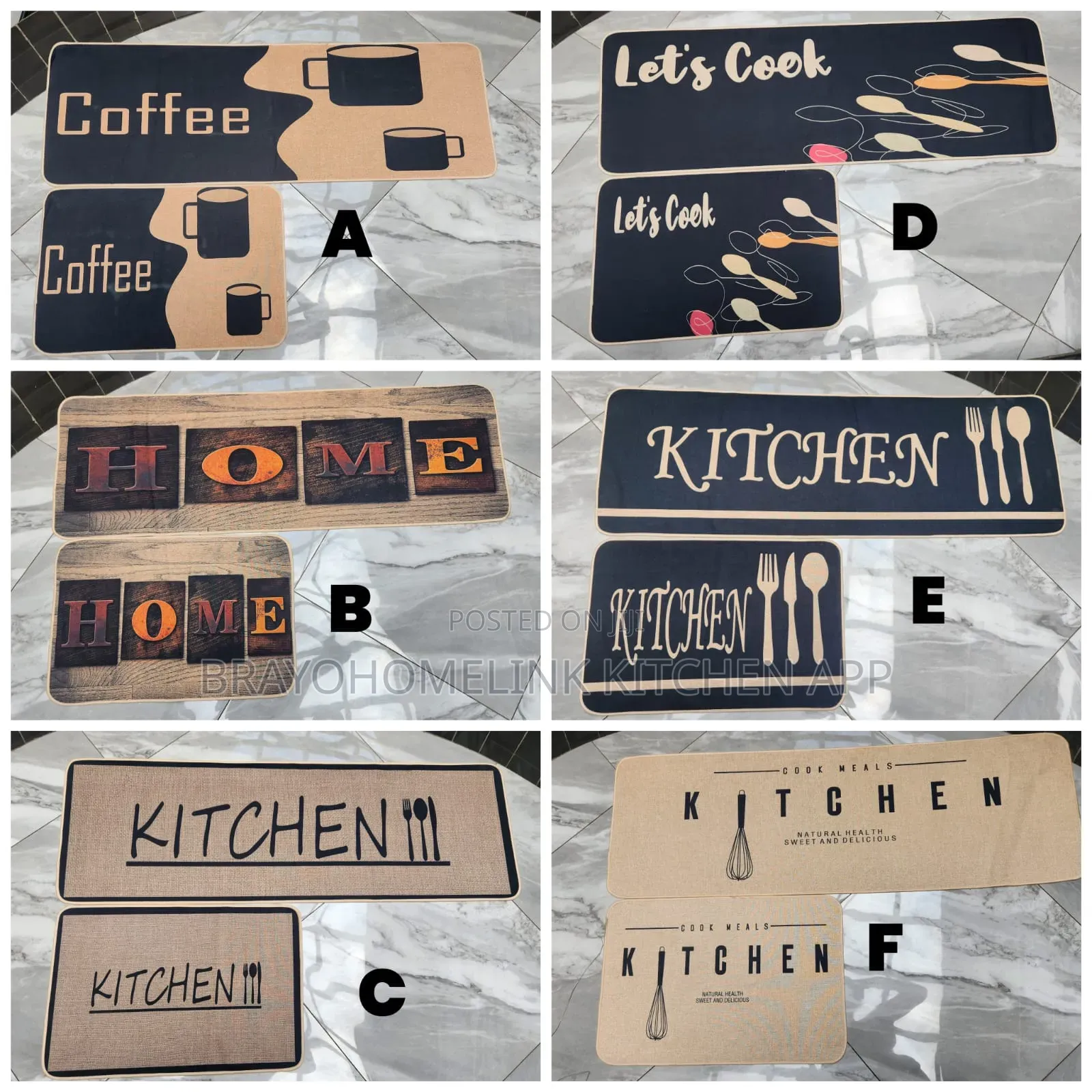 * Rubber Kitchen Mats* 
 *