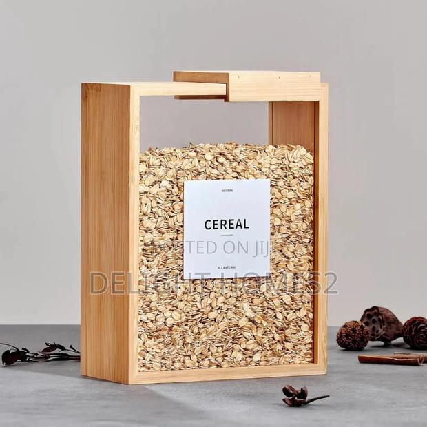 3l Bamboo Cereal Container_ele - main view