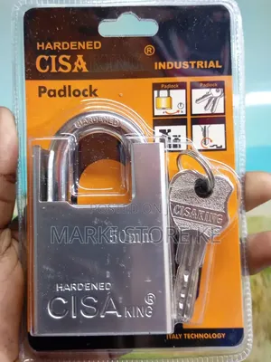 Hardened Cisa 50mm Padlock With Four Keys