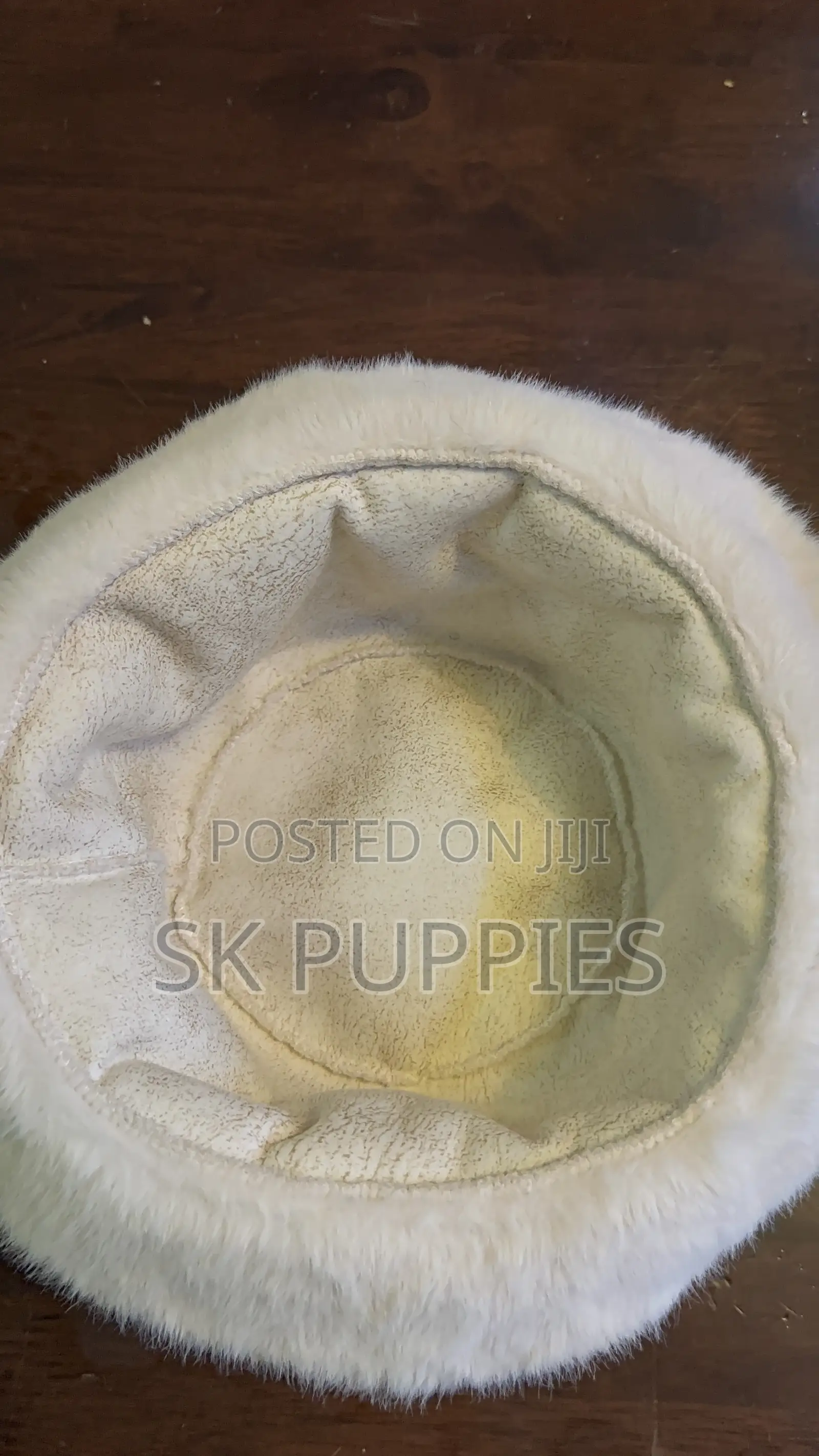White Faux Fur Bucket Hat -Trendy Winter Aesthetic