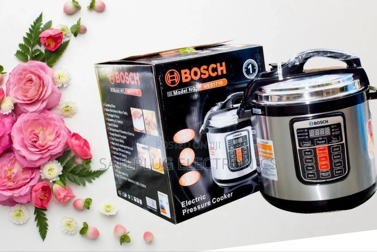 Bosch 6l Digital Electric Pressure Cooker – Home Kitchen Essential