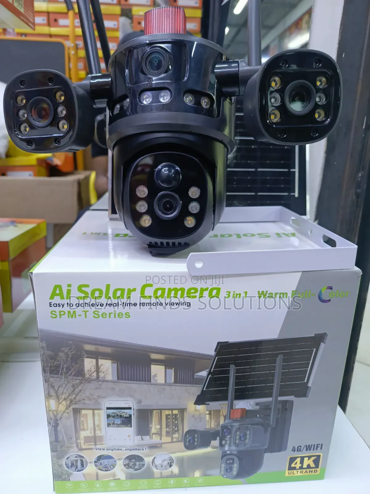 All Time Remote Viewing Ai Solar 3 in 1 Camera
