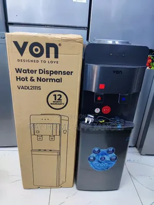 Hot and Normal (Dark Grey)
Model: Vdn211cls Von Water Dispenser.