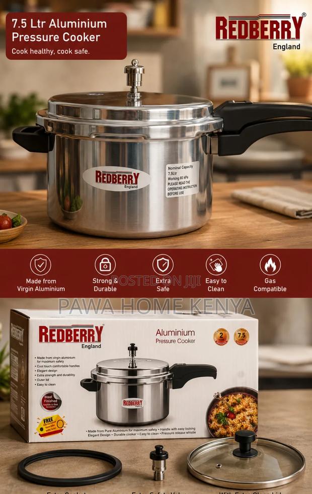 7.5l Redberry Pressure Cooker