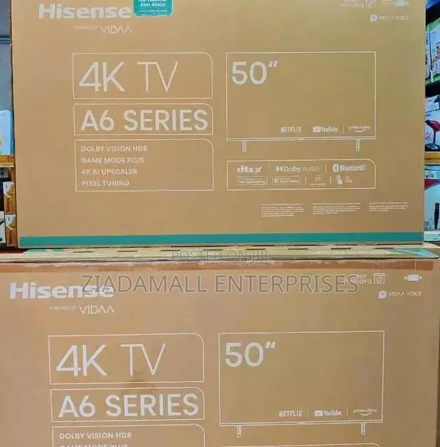 Hisense 50 Entertainment With the Hisense A6 Series Tv