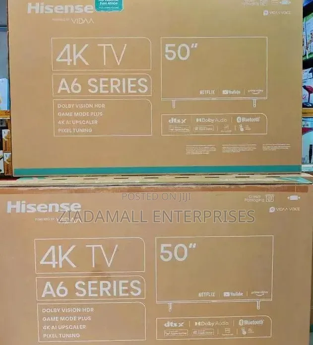Hisense 50 Entertainment With the Hisense A6 Series Tv